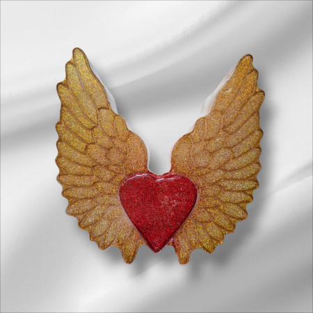 Aufsteller - Flügel mit Herz