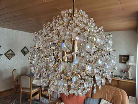 2 Kristall-Kronleuchter