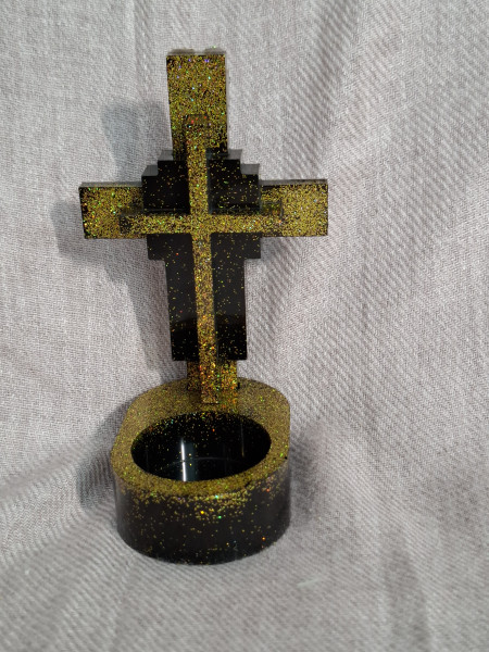 Teelichthalter 1er Kreuz