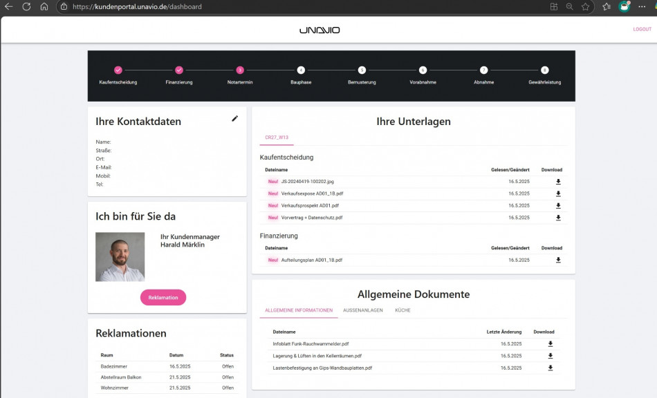KUNDEN- / LIEFERANTENPORTAL mit Microsoft 365 (Basis-Paket)